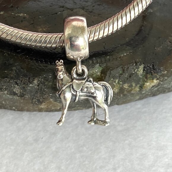 Pandora Jewelry - Pandora Sterling Silver S925 ALE Disney Tangled Maximus Horse Slide Charm